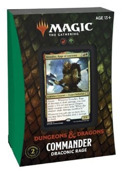MAGIC THE GATHERING -  DRACONIC RAGE - COMMANDER DECK (ENGLISH) -  ADVENTURES IN THE FORGOTTEN REALMS
