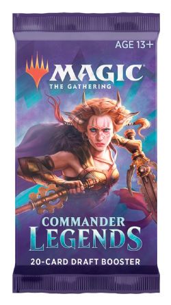 MAGIC THE GATHERING -  DRAFT BOOSTER PACK (ENGLISH) (P20/B24/C6) -  COMMANDER LEGENDS