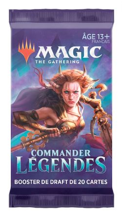 MAGIC THE GATHERING -  DRAFT BOOSTER PACK (FRENCH) -  COMMANDER LEGENDES