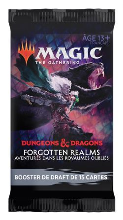 MAGIC THE GATHERING -  DRAFT BOOSTER PACK (FRENCH) (P15/B36/C6) -  FORGOTTEN REALMS : AVENTURES DANS LES ROYAUMES OUBLIÉS