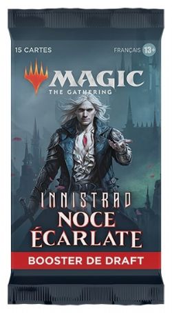 MAGIC THE GATHERING -  DRAFT BOOSTER PACK (FRENCH) (P15/B36/C6) -  INNISTRAD NOCE ÉCARLATE