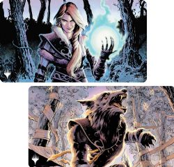 MAGIC THE GATHERING -  DUAL SIDED PLAYMAT - ARLINN KORD / ARLINN, EMBRACED BY THE MOON(24
