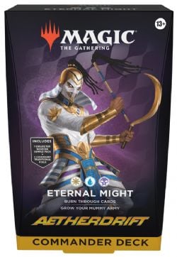 MAGIC THE GATHERING -  ETERNAL MIGHT ! - COMMANDER DECK (ENGLISH) -  AETHERDRIFT