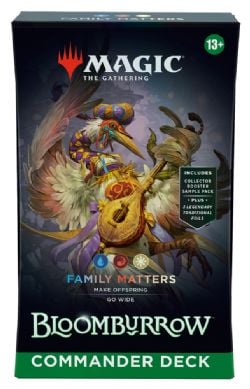 MAGIC THE GATHERING -  FAMILY MATTERS - COMMANDER DECK (ENGLISH) -  BLOOMBURROW