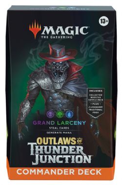 MAGIC THE GATHERING -  GRAND LARCENY - COMMANDER DECK (ENGLISH) -  OUTLAWS OF THUNDER JUNCTION