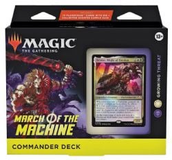 MAGIC THE GATHERING -  GROWING THREAT - COMMANDER DECK (ENGLISH) -  MARCH OF THE MACHINE