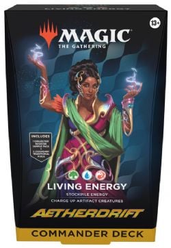 MAGIC THE GATHERING -  LIVING ENERGY ! - COMMANDER DECK (ENGLISH) -  AETHERDRIFT