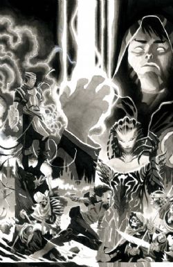 MAGIC THE GATHERING -  MAGIC #1 MATTEO SCALERA - VIRGIN B&W (1 PER STORE) VARIANT 01