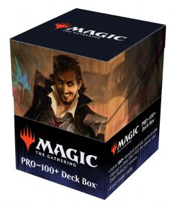 MAGIC THE GATHERING -  PLASTIC DECK BOX - ANHELO, THE PAINTER (100) -  STREETS OF NEW CAPENNA