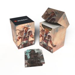 MAGIC THE GATHERING -  PLASTIC DECK BOX - ANNIE FLASH (100+) -  OUTLAWS OF THUNDER JUNCTION