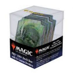 MAGIC THE GATHERING -  PLASTIC DECK BOX - DOMINARIA UNITED WITH 26 CUSTOM DIVIDERS