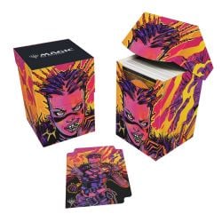 MAGIC THE GATHERING -  PLASTIC DECK BOX - FAR FORTUNE (100) -  AETHERDRIFT