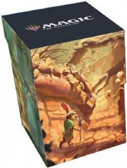 MAGIC THE GATHERING -  PLASTIC DECK BOX - FOREST (100+) -  BLOOMBURROW