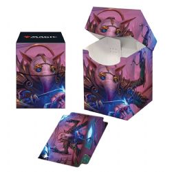MAGIC THE GATHERING -  PLASTIC DECK BOX - GIMBAL, GREMLIN PRODIGY (100) -  MARCH OF THE MACHINE
