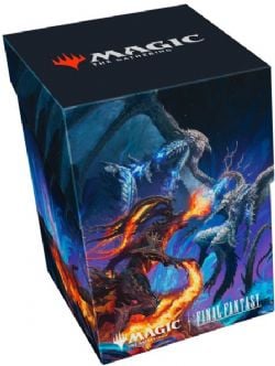 MAGIC THE GATHERING -  PLASTIC DECK BOX - IFRIT VS BAHAMUT (100) -  FINAL FANTASY