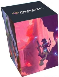 MAGIC THE GATHERING -  PLASTIC DECK BOX - MOUNTAIN (100+) -  BLOOMBURROW