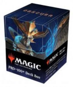 MAGIC THE GATHERING -  PLASTIC DECK BOX - OBSCURA (100) -  STREETS OF NEW CAPENNA