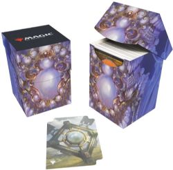 MAGIC THE GATHERING -  PLASTIC DECK BOX - PEARL MEDALLION (100+) -  MODERN HORIZONS III