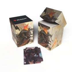 MAGIC THE GATHERING -  PLASTIC DECK BOX - RAKDOS 6 (100+) -  OUTLAWS OF THUNDER JUNCTION