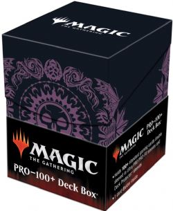 MAGIC THE GATHERING -  PLASTIC DECK BOX - SWAMP (100) -  MANA 7