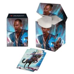 MAGIC THE GATHERING -  PLASTIC DECK BOX - TEFERI AKOSA OF ZHALFIR / INVASION OF NEW PHYREXIA (100) -  MARCH OF THE MACHINE