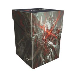 MAGIC THE GATHERING -  PLASTIC DECK BOX - VALGAVOTH, HARROWER OF SOULS(100) -  DUSKMOURN: HOUSE OF HORROR