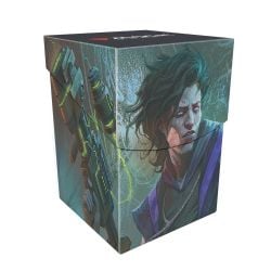 MAGIC THE GATHERING -  PLASTIC DECK BOX - WINTER, CYNICAL OPPORTUNIST (100) -  DUSKMOURN: HOUSE OF HORROR