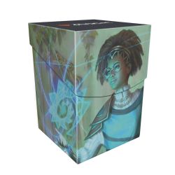 MAGIC THE GATHERING -  PLASTIC DECK BOX - ZIMONE, MYSTERY UNRAVELER (100) -  DUSKMOURN: HOUSE OF HORROR