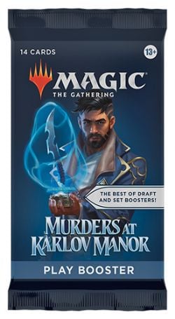 MAGIC THE GATHERING -  PLAY BOOSTER PACK (ENGLISH) (P14/B36/C6) -  MURDERS AT KARLOV MANOR