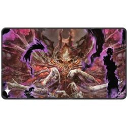 MAGIC THE GATHERING -  PLAYMAT - BLACK STITCHED - DAMNATION (24