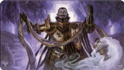 MAGIC THE GATHERING -  PLAYMAT -CLAVILENO, FIRST OF THE BLESSED - (24
