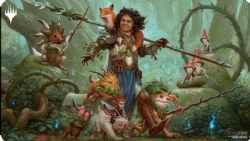 MAGIC THE GATHERING -  PLAYMAT - ELLIVERE OF THE WILD COURT - (24