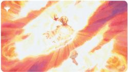 MAGIC THE GATHERING -  PLAYMAT - FLARE OF FORTITUDE - (24