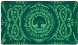 MAGIC THE GATHERING -  PLAYMAT - FOREST -  MANA 7