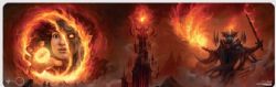 MAGIC THE GATHERING -  PLAYMAT - FRODO AND SAURON 8FT -  THE LORD OF THE RINGS: TALES OF MIDDLE-EARTH