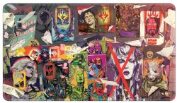 MAGIC THE GATHERING -  PLAYMAT - HOLOFOIL COLLECTOR KEY ART FROM THE ARTIST 
