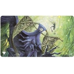 MAGIC THE GATHERING -  PLAYMAT - OVERLORD OF THE HAUNTWOODS (24