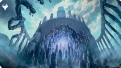 MAGIC THE GATHERING -  PLAYMAT - RESTLESS FORTRESS - (24
