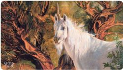 MAGIC THE GATHERING -  PLAYMAT - SECRET LAIR 2024 - JULIE BELL: GOOD-FORTUNE UNICORN (24 IN. X 13.5)