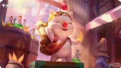 MAGIC THE GATHERING -  PLAYMAT - STILTZKIN, MOOGLE MERCHANT (24