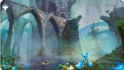 MAGIC THE GATHERING -  PLAYMAT - WATERY GRAVE - (24