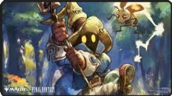MAGIC THE GATHERING -  PREMIUM PLAYMAT - BLACK STITCHED - VIVI ORNITIER (24