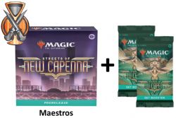 MAGIC THE GATHERING -  PRERELEASE PACK THE MAESTROS + 2 SET BOOSTER PACKS (ENGLISH) -  STREETS OF NEW CAPENNA