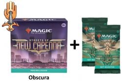 MAGIC THE GATHERING -  PRERELEASE PACK THE OBSCURA + 2 SET BOOSTER PACKS (ENGLISH) -  STREETS OF NEW CAPENNA