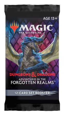 MAGIC THE GATHERING -  SET BOOSTER PACK (ENGLISH) (P12/B30/C6) -  ADVENTURES IN THE FORGOTTEN REALMS