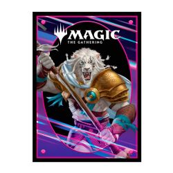 MAGIC THE GATHERING -  STANDARD SIZE SLEEVES - AJANI (100) -  FOUNDATIONS