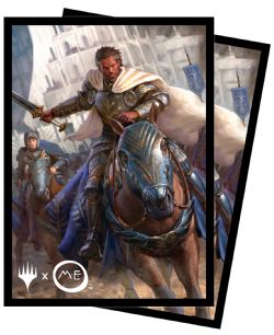 MAGIC THE GATHERING -  STANDARD SIZE SLEEVES - ARAGORN (100) -  THE LORD OF THE RINGS: TALES OF MIDDLE-EARTH