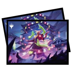 MAGIC THE GATHERING -  STANDARD SIZE SLEEVES - BRIGHT-PALM, SOUL AWAKENER (100) -  MARCH OF THE MACHINE