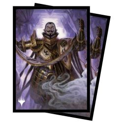 MAGIC THE GATHERING -  STANDARD SIZE SLEEVES - CLAVILENO, FIRST OF THE BLESSED (100) -  THE LOST CAVERNS OF IXALAN