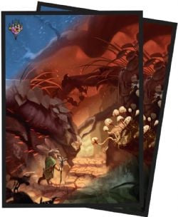 MAGIC THE GATHERING -  STANDARD SIZE SLEEVES - FOREST (100) -  BLOOMBURROW